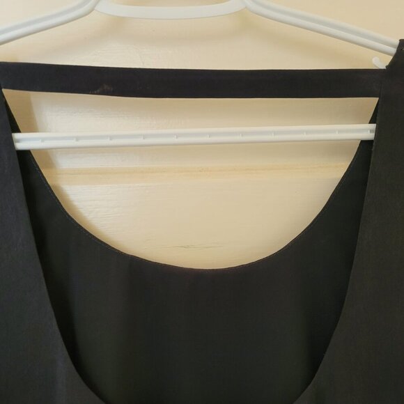 Vintage Silky Navy Club Monaco Dress Art Deco Style Size XS - Picture 4 of 6